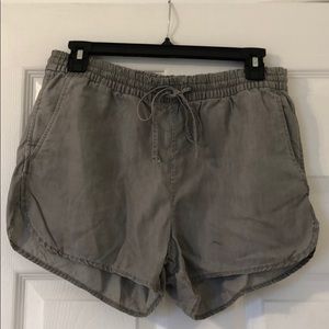 Gray Gap Shorts